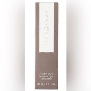 COMPLEX CULTURE Filter Out Daily Blue Light Defense Mist. 80 ML. Sealed. NEW